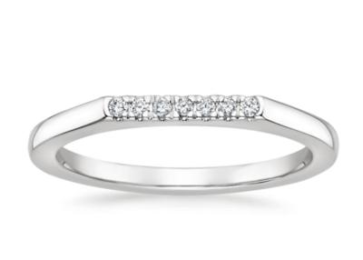 Китай обручальные кольца Moissanite стерлингового серебра 0.07carat 925 1.3mm для женщин продается