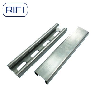 China Carbon Steel 41x21 Slotted Channel Hot Dip Galvanized Metal Strut Channel for sale