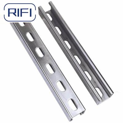 China 1.5mm Strut Channel And Fittings Slotted C Galvanized Steel Strut Channel for sale