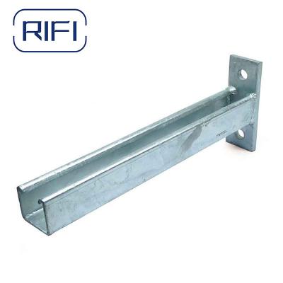 China 300mm Strut Wall Bracket Customize Cantilever Support Bracket for sale