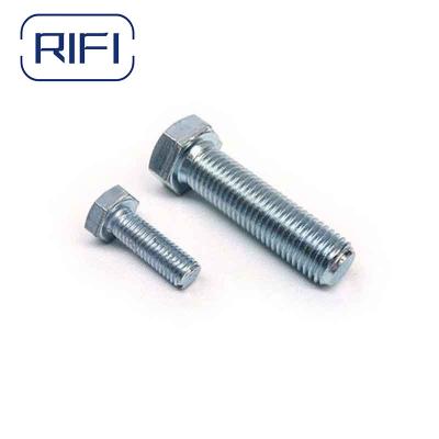 China Zinc Plated Hex Bolts Nuts Custom Din 931 Bolts In Various Industrial for sale