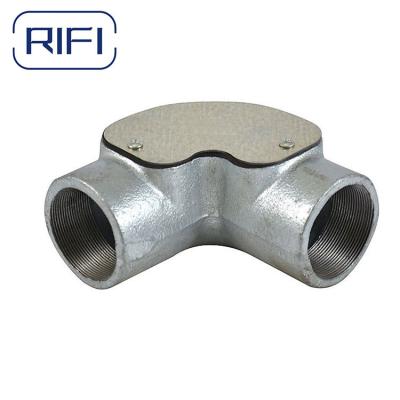 China Hot Dipped Galvanised GI Conduit Fittings 20mm Conduit Elbow BS4568 Fittings for sale