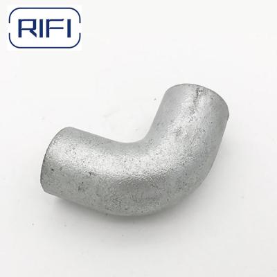 China 20mm 25mm Galvanised Conduit Elbow Solid 90 Degree Pipe Bend for sale
