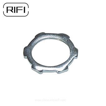 China Hexagon Head Steel Conduit Lock Nut 1/2''-4'' For Securing Rigid for sale