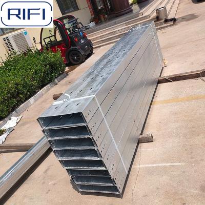China Electrical Metallic Solid Cable Tray Ducting Cable Trunking 50MM height With ISO Certificate for sale