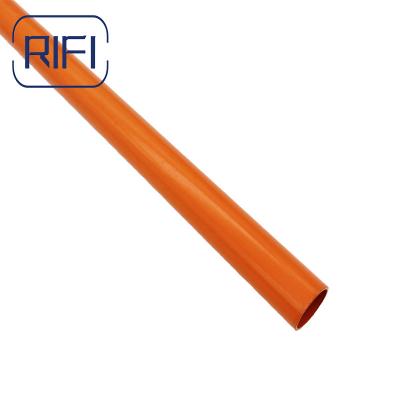 China Orange Powder Coated Gi Conduit Pipe Expoxy Color BS4568 Bsen61386 BS31 for sale