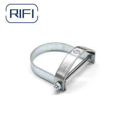 China 8'' Silver Conduit Clevis Hanger Metal Conduit Clamp Weather Resistance for sale