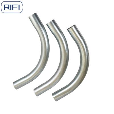 China Carbon Steel Galvanized Electrical Metallic Tubing 90 Degree Elbow EMT Fittings for sale
