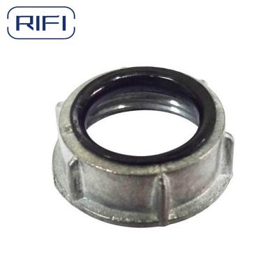 China Corrosion Resistant IMC Conduit Fittings Insulating Conduit Bushing With Throat for sale