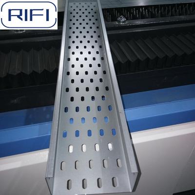 China Customized Steel Aluminum FRP Electrical Cable Tray For Height 50-200mm for sale