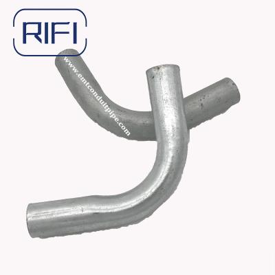 China 25mm GI Conduit Fittings Hot Dip Galvnaized Normal Bend For Electrical Conduit System for sale