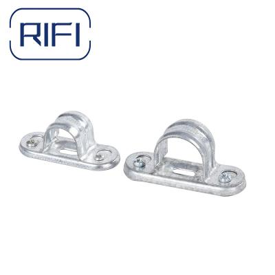 China 20mm 25mm Gi Conduit Pipe Fittings Electro Galvanized Space Bar Saddle for sale