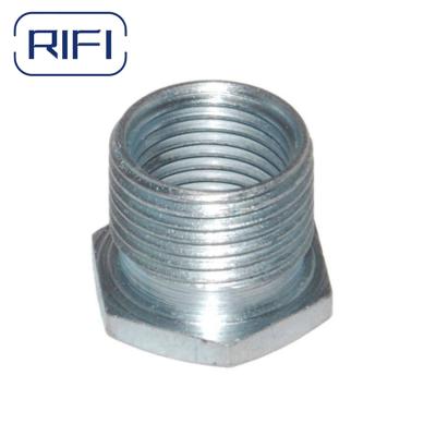 China Electro Galvanized Threaded Conduit Fittings  Gi Conduit Reducer for sale