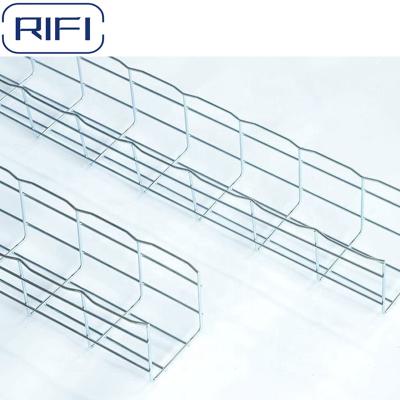 China Fire Resistance 300mm Cable Tray Wire Mesh Tray  for electrical raceway for sale