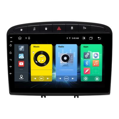 China Android 11 2din Touch Screen Car Stereo NO DVD For Peugeot 308 308SW for sale