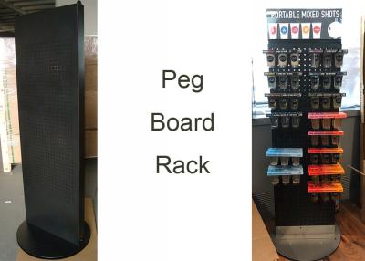 China Spinner PegboardGrocery Store Display Racks With Two Sides Rotated Base for sale