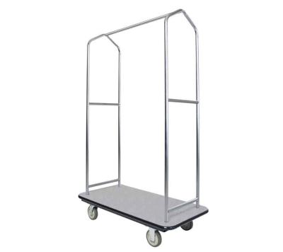 China Sturdy Tubular Hotel Luggage Display Stand Extravagant luggage collection trolley for sale