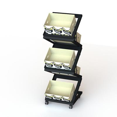 China Convenience Store 5 tier Collapsible Food Display Stands for sale