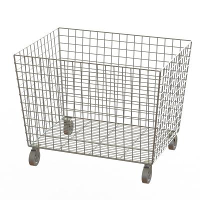 China Metal Bin Chrome Color Welded Hotel Display Stand Cart Type for sale