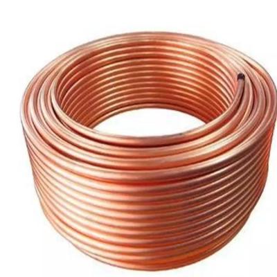 China C12200 C2400 Copper Coil Pipe ASTM B280 Pancake Tube AC Strip Air Conditioner for sale