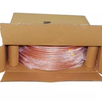 中国 ASTM C12200 Bright Copper Tube Pipe Coil 150mm For Refrigeration Equipment 販売のため
