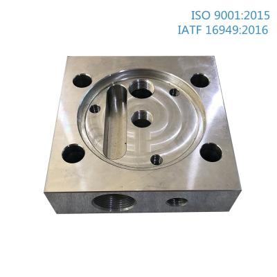 China Machined CNC Stainless Steel Parts High Tolerance Precision CNC Milling Parts ISO9001 for sale