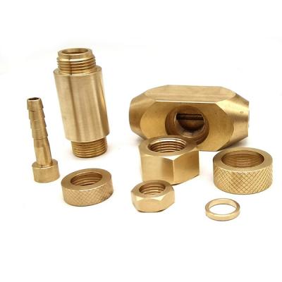 China Oxidation CNC Brass Parts Copper CNC Machined Parts ISO 2768 Certificated for sale