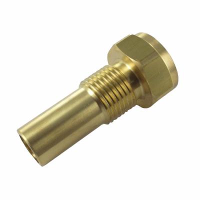 China OEM CNC Spare Parts Brass Copper Aluminum Screw Bolt Stainless Steel Machined Parts for sale
