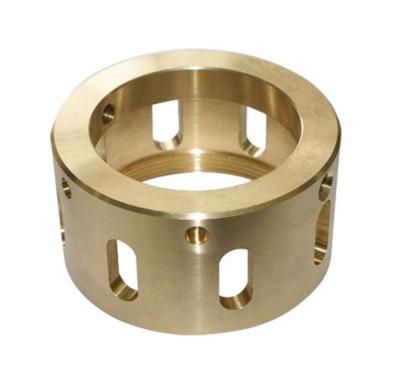 中国 Online CNC Machining Service For Custom Sheet Metal Fabrication Brass Parts 販売のため