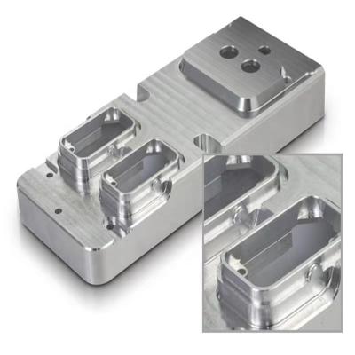 China Custom 5 Axis CNC Machined Spare Parts Aluminum Complex Housing Components for sale