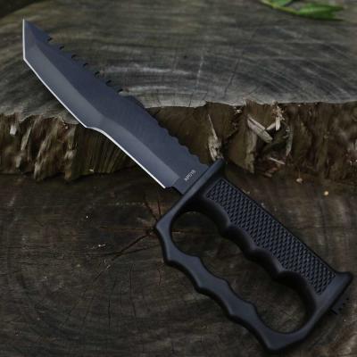 China Hardened Carbon Steel Hand Forged Machete 11.8 Inch Double Edged 3.5mm Thick for sale