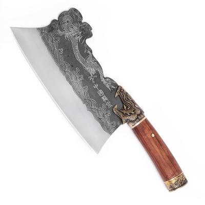 China HRC58 Sharp Blade Handmade Custom Machete Kitchen Knives Carbon Steel for sale