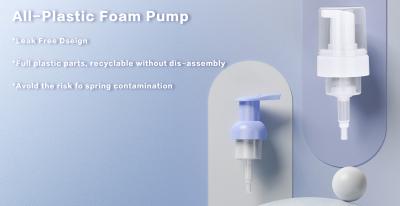 China Pomp 43mm van de hand Schone Plastic Lotion Skincare-Shampoogebruik Te koop