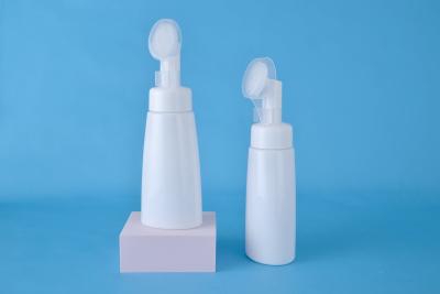 China Multi Purpose Foam Bottle Pump Dispenser Hand Wash Use  With Silicone Brush for sale