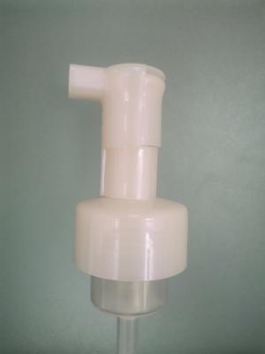 中国 Personal Care Products 43mm Foam Pump With Over Cap Colour Pearlescent Pink 販売のため