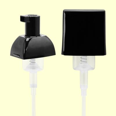 China 30-410 Lotion Dispenser Pump  Black Rectangle Closure For Rectangle Bottle Mouth for sale