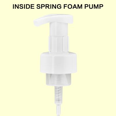 China Reusable Inside Outside Core Foam Pump Head For Beauty Products Standard for sale