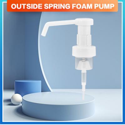 China 304/316 Spring Handwash Mousse Foam Pump For Professional Cosmetic Packaging for sale