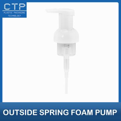 China Inside/Outside Spring PP Material Foam Pump For Top- Gasket PET for sale