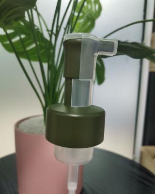 Chine Pompes à bouteille en mousse de dimension précise Tube de pompe transparent Couleur 43-410-D Modèle de fermeture à vendre
