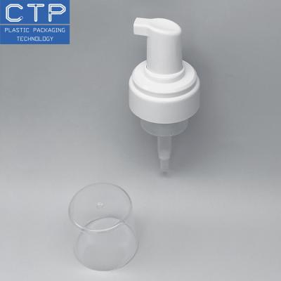 China White 0.8CC Stainless Steel Spring Type 43mm Foam Pump With Cap en venta