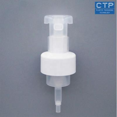 China White Women Hair Remove Foam Dispensing PP Foam Pump Head For Bottles Hygienic And Convenient for sale