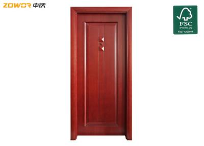 China Interior LH RH Open Single Hinged Plain Wooden Door for sale