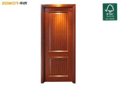 China Particle Board Varnish Finished Plain Wooden Door for sale