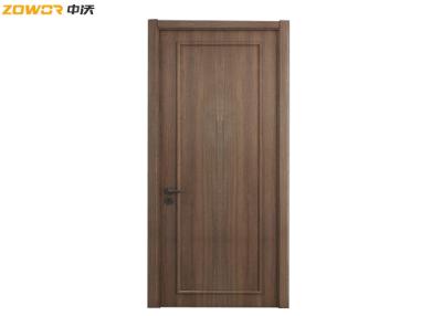China 40mm PVC Finished Solid Core MDF Flush Plain Wooden Door for sale