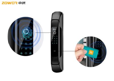 China Anti Theft 60μA 110mm Fingerprint Bluetooth Smart Lock for sale