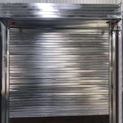 China Steel Fire Rolling Shutter Door , White Fire Resistant Roller Shutters for sale