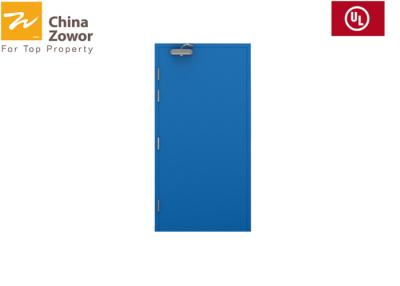 中国 ULリストされた灰色色の倍の振動8'ガラス パネルが付いているX8 FD90の金属の防火扉 販売のため