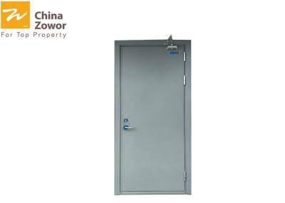 China 1 Hour Fire Rated Steel Insulated Fire Exterior Doors For Commercial Buildings for sale