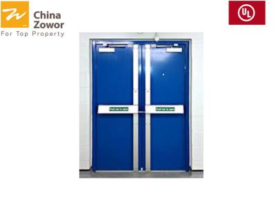 China Blue Self Closing Fire Access Doors For Industrial Buildings/ 45 mm Thick/1mm Gal. Steel Sheet for sale